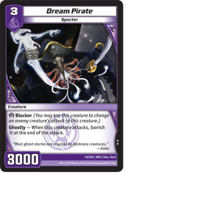 Kaijudo X3 DREAM PIRATE Uncommon #74/165 3RIS (Playset) Rise of the Duel Masters