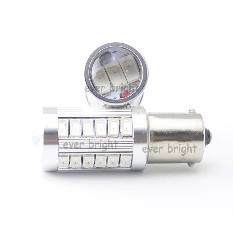 2Pcs 12V 1156 1157 3156 3157 7440 7443 5630 5730 33smd Led Turn Signal Lights - Image 3 of 4