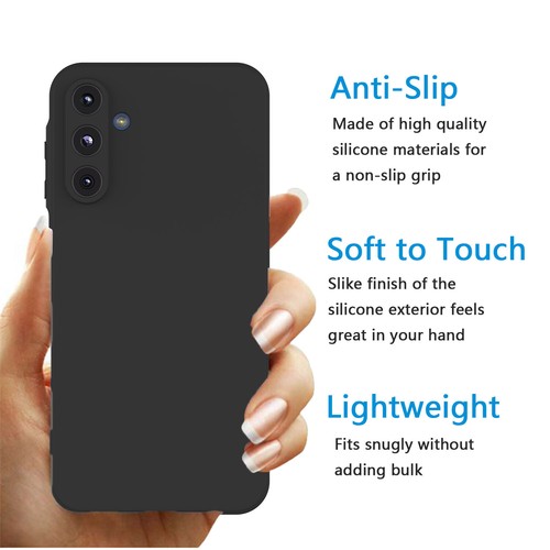 Für Samsung Galaxy A15 5G Handyhülle Flüssig Silikon Cover mit Displayschutz - Bild 26 von 51