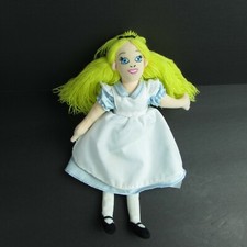 Walt Disney Alice In Wonderland 10" Plush Bean Bag Doll