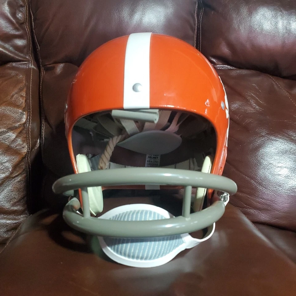 Vintage Denver Broncos Riddell Kra-Lite RK2 Football Helmet - Image 2 of 4