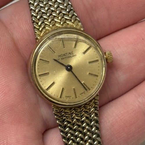 Reloj Montine Of Switzerland 23 mm FHF ST 69N vintage para restaurar - Imagen 2 de 18