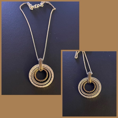 Brighton Rapture Rings Necklace 16-18"