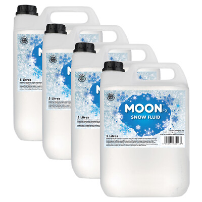 MoonFX Profi Schneeflüssigkeit 20L (4 x 5 Liter) - Schneemaschinenflüssigkeit/Flüssigkeit