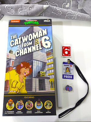 TMNT April The Catwoman From Channel 6 NECA SDCC 2021 Exclusive Burne Irma NEU