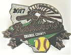SOCAL SOFTBALL LOT OF 4 HUGE PINS ! CHOPPERS / ANGELS / BATBUSTERS / POWER SURGE — photo 5