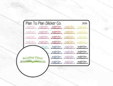 2626 Reading Time Planner Stickers.