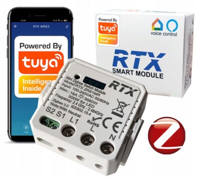 RTX-Modul MINI-Relaissteuerung 16A TUYA ZigBee