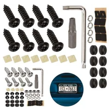 Anti Theft License Plate Screws Kits Rustproof Stainless Steel Car Accessory US