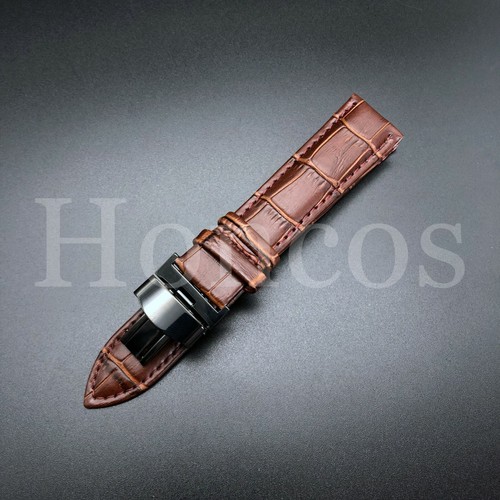 21 mm correa de reloj de cuero se adapta a movado serie 800 crono 606576 2517 bn - Imagen 9 de 17