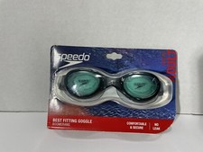 Speedo Adult Boomerang Goggles Swim Ages 14 Anti Fog New