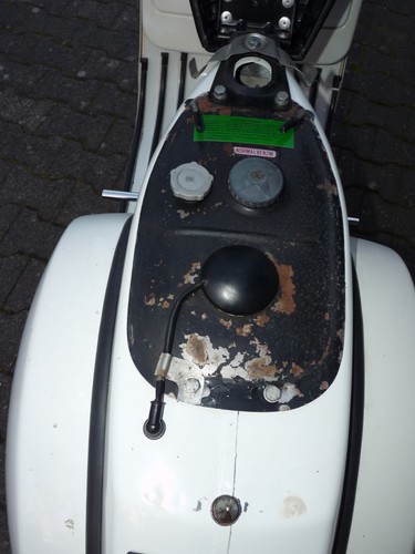 Vespa P200E P 200 E - 10 PS VSX1T Piaggio weiß - unverbastelt läuft einwandfrei - Bild 14 von 24