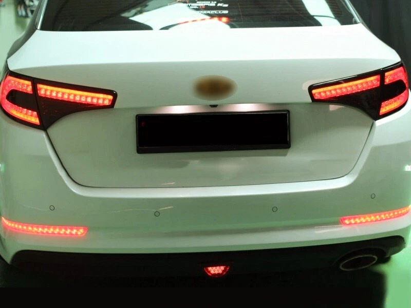 Red Lens Rear Bumper Reflector LED Tail Brake Light For KIA Optima K5 — 第 3/3 张图片