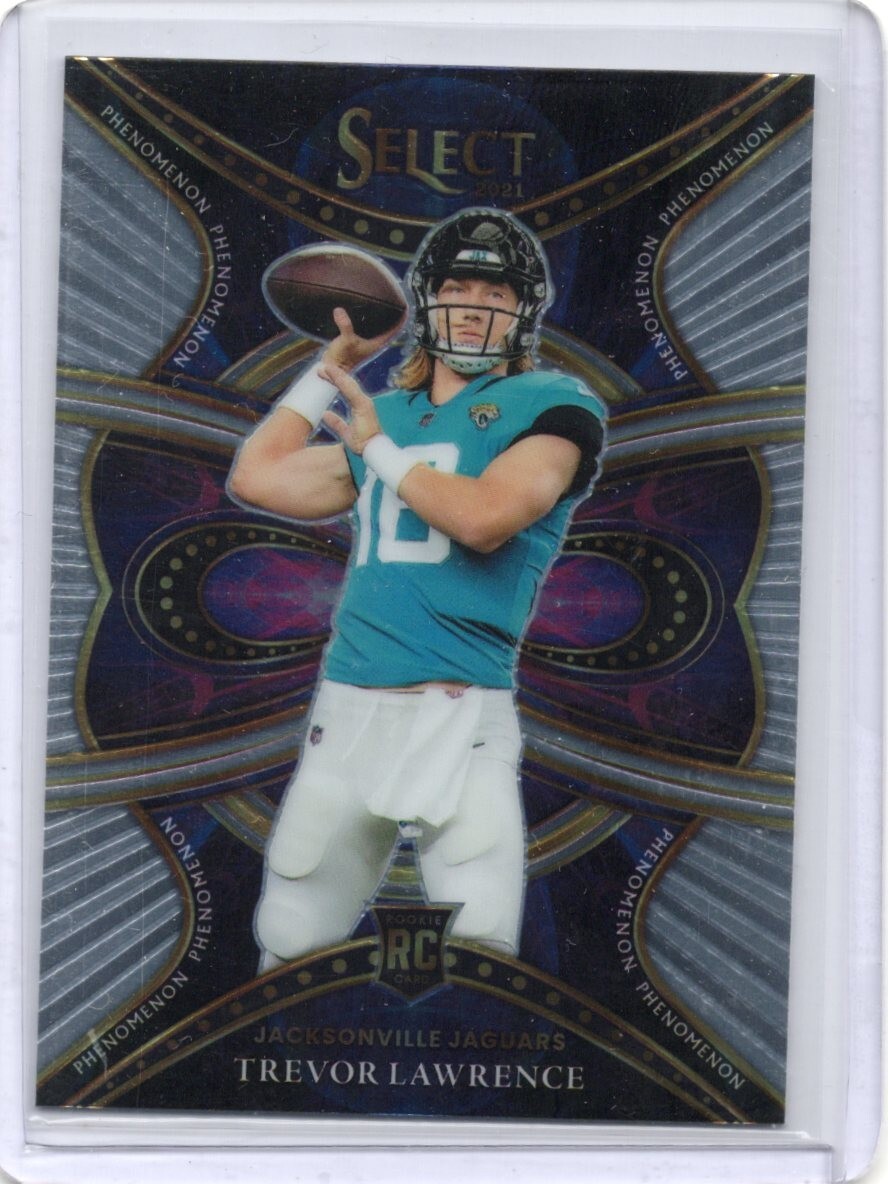 2021 Panini Select Phenomenon Silver Prizm Rookie #PHE-6 Trevor Lawrence [PB]