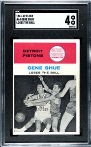 Gene Shue 1961 Fleer #64 SGC 4
