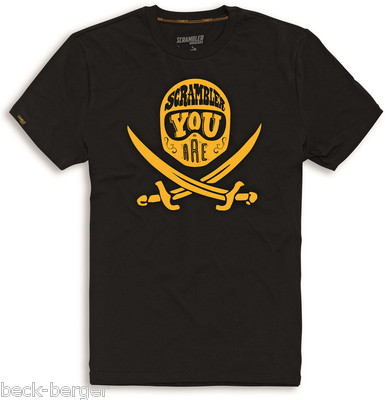 Ducati Scrambler Ghost Rider Short Sleeve T Shirt Yellow New Ebay