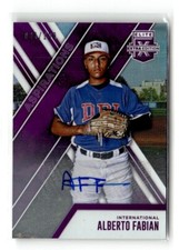 2017 Elite Extra Edition Purple Aspirations /100 Alberto Fabian #170 Auto