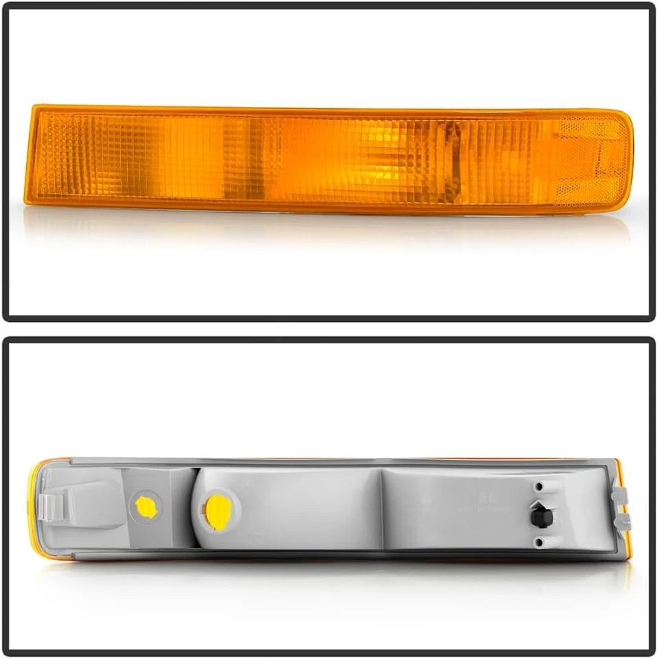 Juego de faros para camioneta Chevy Express GMC Savana 2003-2023 con luces de señalización de parachoques Foto 3 de 4