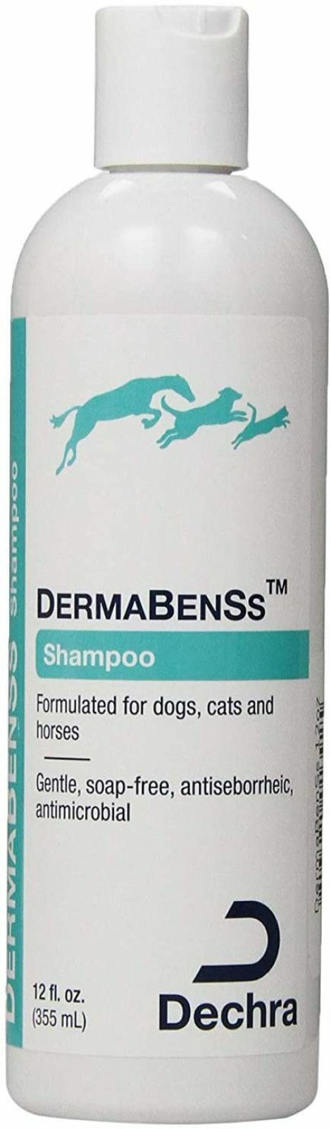 Dechra DermaBenSs Shampoo for Dogs, Cats &amp; Horses (12oz) - Gentle, Soap-Free