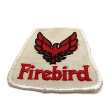 Vintage Pontiac Firebird Trans Am Patch Screaming Chicken Logo Sew On Red Black