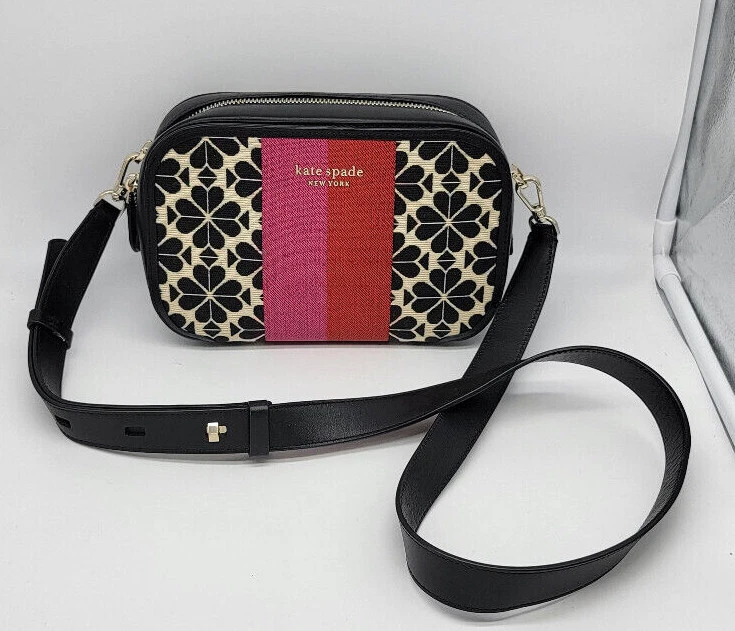 Shop kate spade new york Large Spade Flower Jacquard Stripe