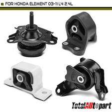 4x Auto Trans Engine Motor & Transmission Mount for Honda Element 2003-2006 2.4L