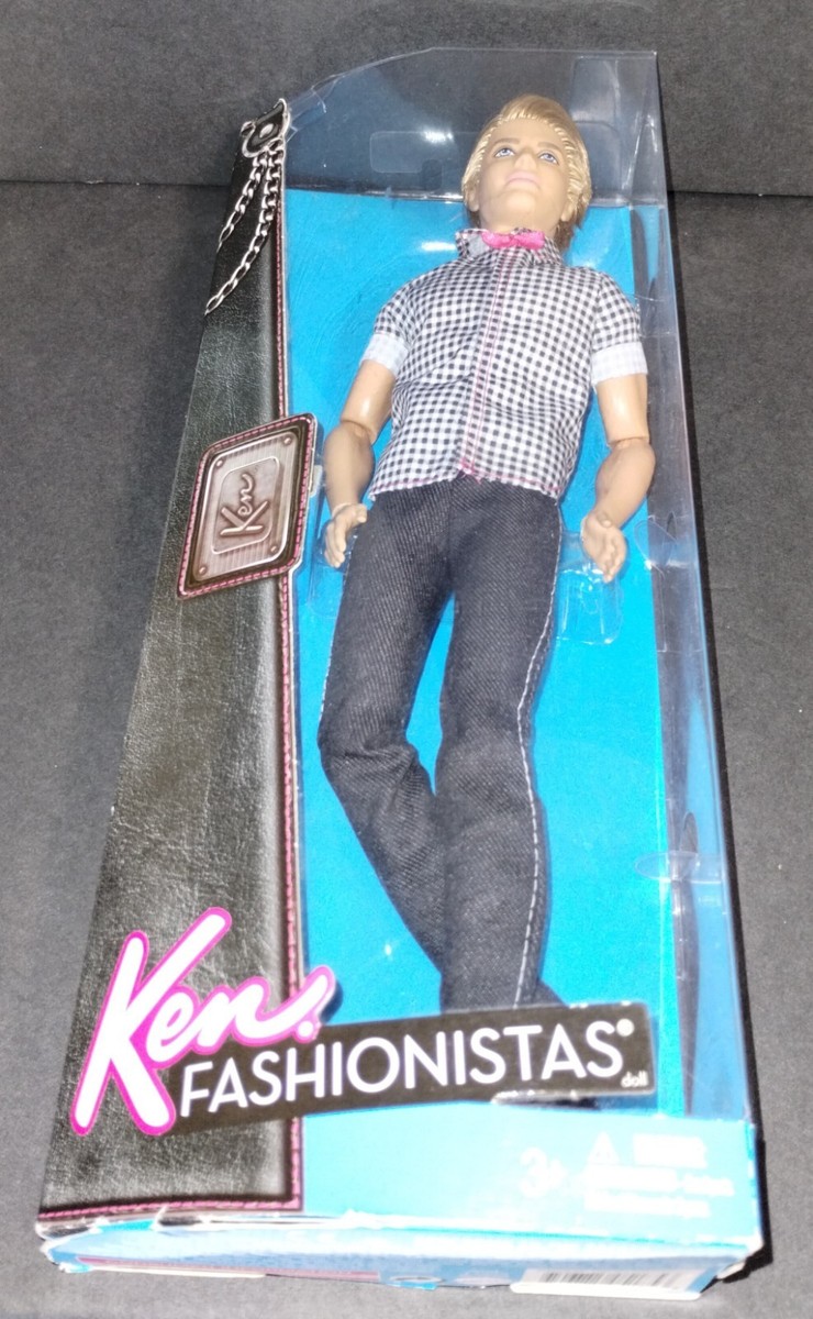 Barbie - Ken fashionistas 154 bambola Ken con camicia a quadretti