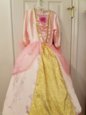 Girls Southern Belle Princess Queen Hoop Dress Costume Dress-ups Pink M  8/10 | eBay