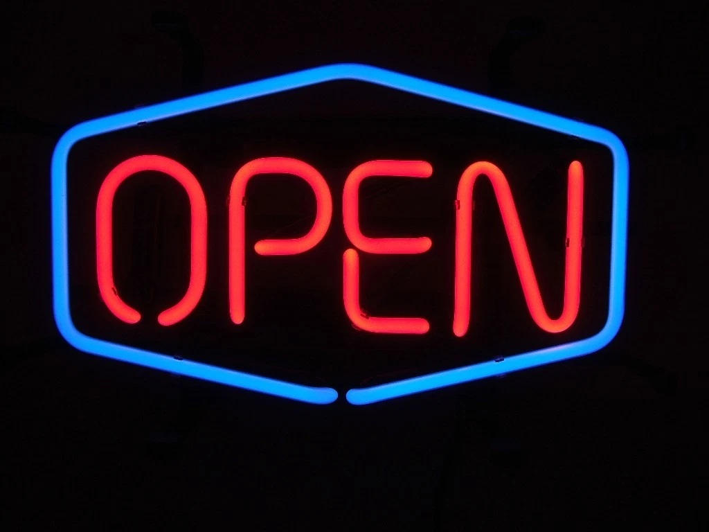 New 1950 s American Style Retro Neon Diner Sign For Hanging Or Standing OPEN