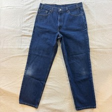 Vintage Levis 550 Jeans Mens 36x30 Blue Denim Relaxed Fit Tapered Made USA 90s