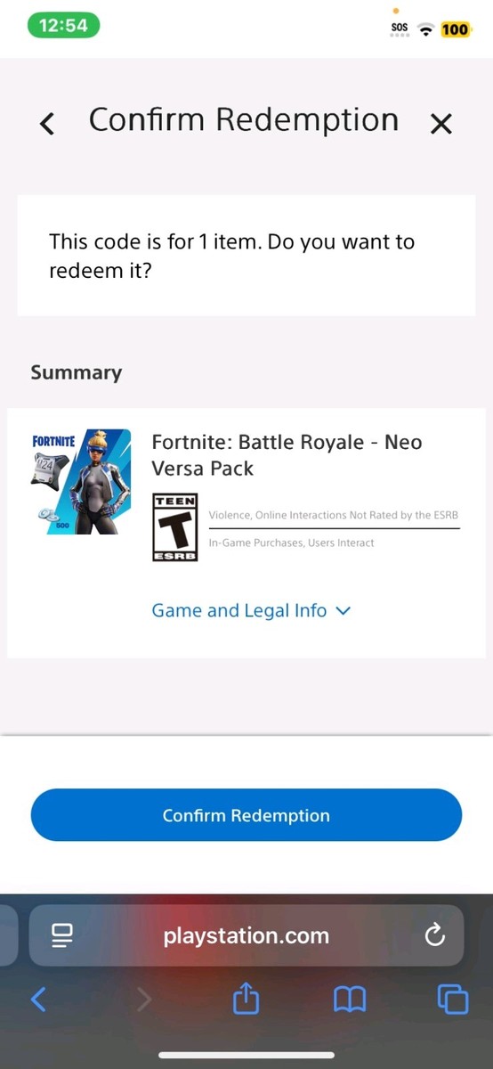 Sony PlayStation 4 1TB Fortnite Neo Versa Console - Jet Black for