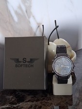 Mens Softech Watch Quartz Boxed Excellent Condition