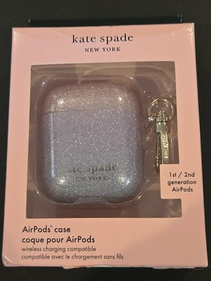 Kate Spade Apple AirPods 1/2 Gen Protective Case Cover Ombre Glitter (C-35)