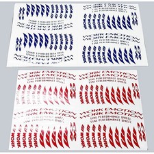 Work Emotion Cr Kai Rim Decal Sticker Set For 17 18 Wheels Jdm Vinyl Red Blue