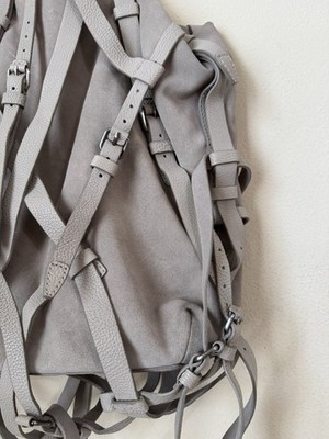 Alexander Wang Kirsten Bag Suede Leather Grey Shoulder Strap Tote