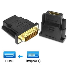 DVI 24 1 to HDMI Adapter Male to HDMI Video Converter for PC HDTV Projector
