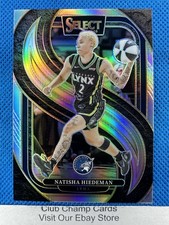 2025 #149 Natasha Hiedeman Panini Select WNBA Premier Silver Prizm Lynx