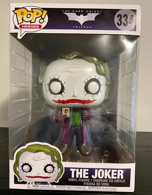 Brandneu The Joker Dark Knight 10 Zoll Funko Pop Figur 334 