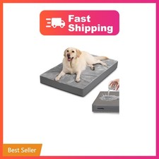 Waterproof Outdoor Dog Bed Large Sized Washable Crate Pad Orthopedic 35 22" ...