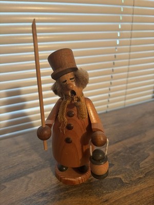 Vintage German Rauchermann Erzgebirge Region Night Watchman Incense Smoker DWU