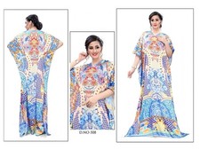 Digitally Printed Smooth Satin Women 15 Dress Nightwear Free Shipping