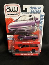 Auto World Deluxe Series 1994 Ford Probe GT  2020 Ford F-150 Lariat 2 Pack 1:64