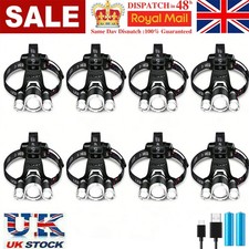High Power Headlamp Rechargeable 3 Led USB Rechargeable Waterproof Head Torch UK