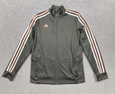 Adidas Jacket Climalite AFS TIRO TR JKW Women's Medium Dark Green Pink Track Top