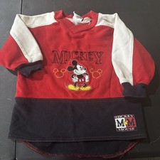 Vintage Retro Mickey  Co. Disney Long Sleeve Waffle 90's. Kids Toddler Size 2T