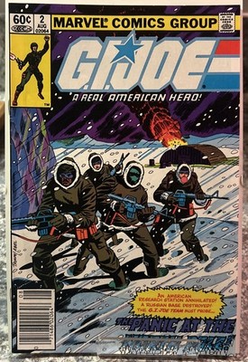 G.I. Joe: A Real American Hero #2 Marvel Comics 1982 Newsstand 1st Print NM