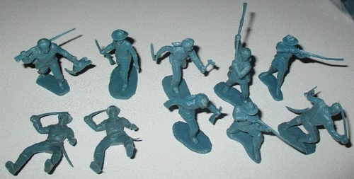 Marx 1970s Fort Apache Pioneers Complete Mold Set Lot Eight