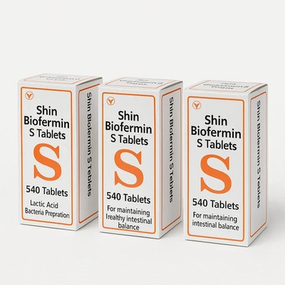 Shin Biofermin S Tablets 540 Digestive Balance Supplement Probiotic Set of 3 JP