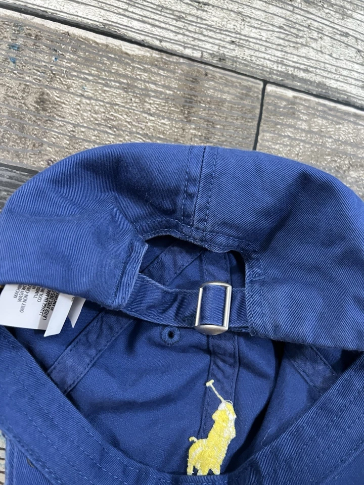 Polo Ralph Lauren Big Pony #3 Talla Única 4-7 Niños Sombrero Azul Foto 4 de 4