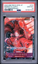 2023 ONE PIECE JAPANESE OP05-AWAKENING OF THE NEW ERA MONKEY D. LUFFY PSA 10